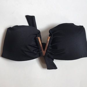 Victoria Secret Black Bandeau Bikini